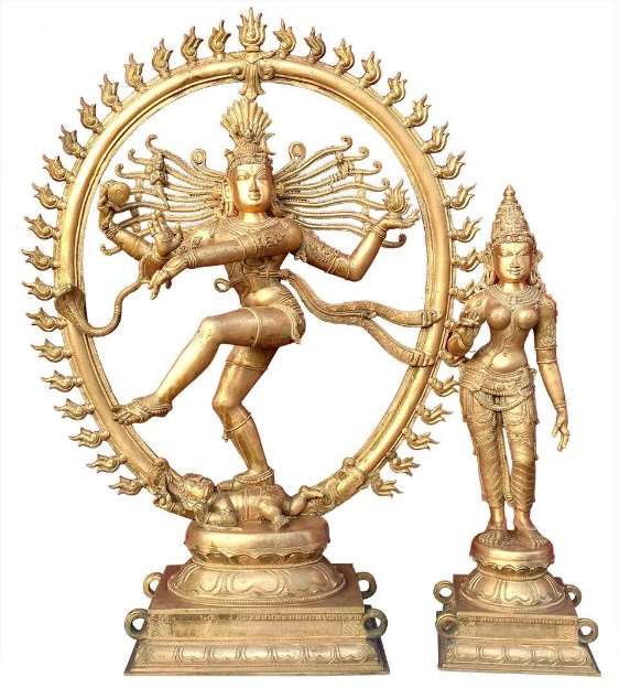 Lord Natarajar and Goddess Sivakami